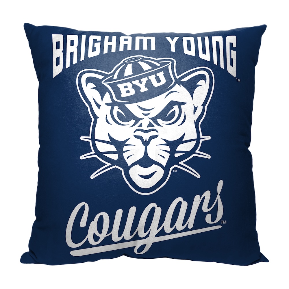 BYU Cougars ALUMNI Decorative Throw Pillow 18 x 18 inch