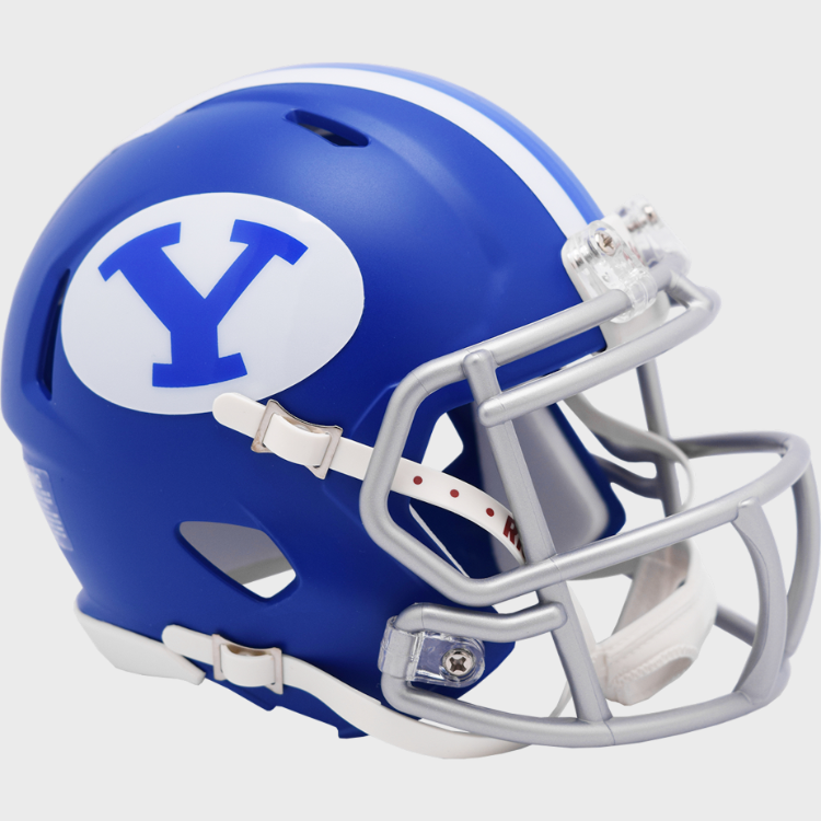 BYU Cougars NCAA Mini SPEED Helmet by Riddell - ROYAL