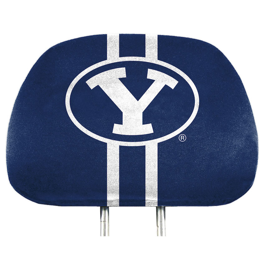 BYU Cougars Printed Head Rest Covers