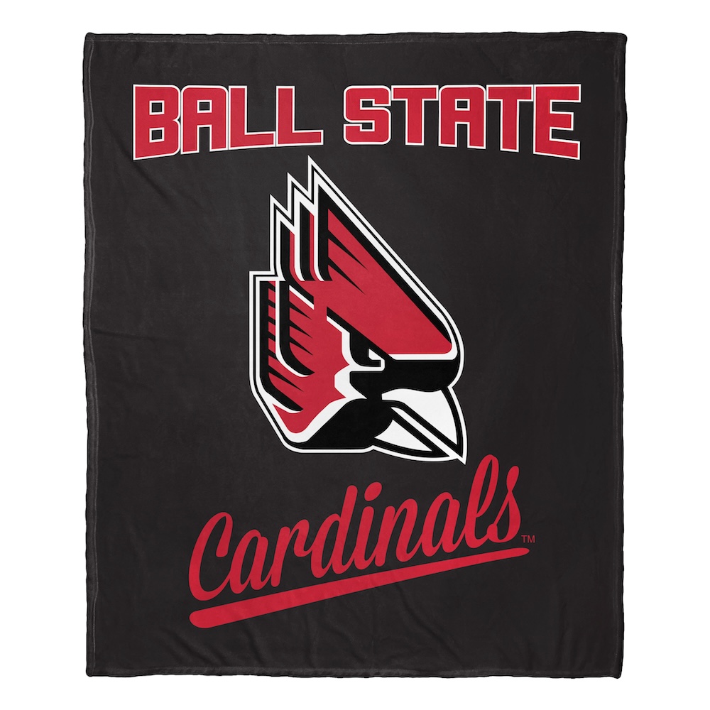 Ball State Cardinals ALUMNI Silk Touch Throw Blanket 50 x 60 inch