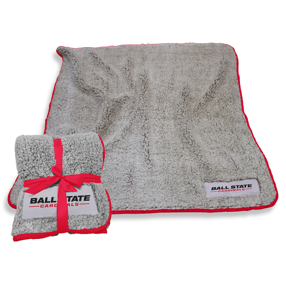 Ball State Cardinals Frosty Throw Blanket
