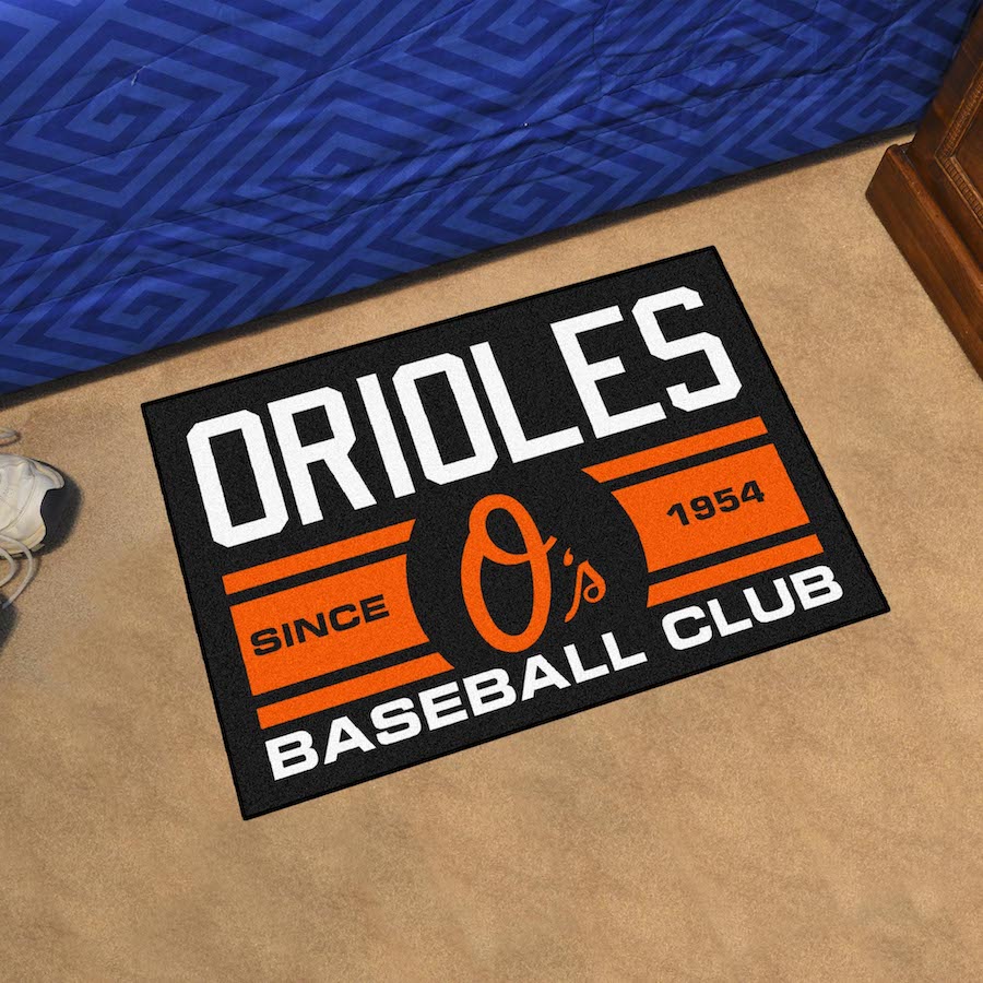 Baltimore Orioles ALT LOGO UNIFORM Themed Floor Mat