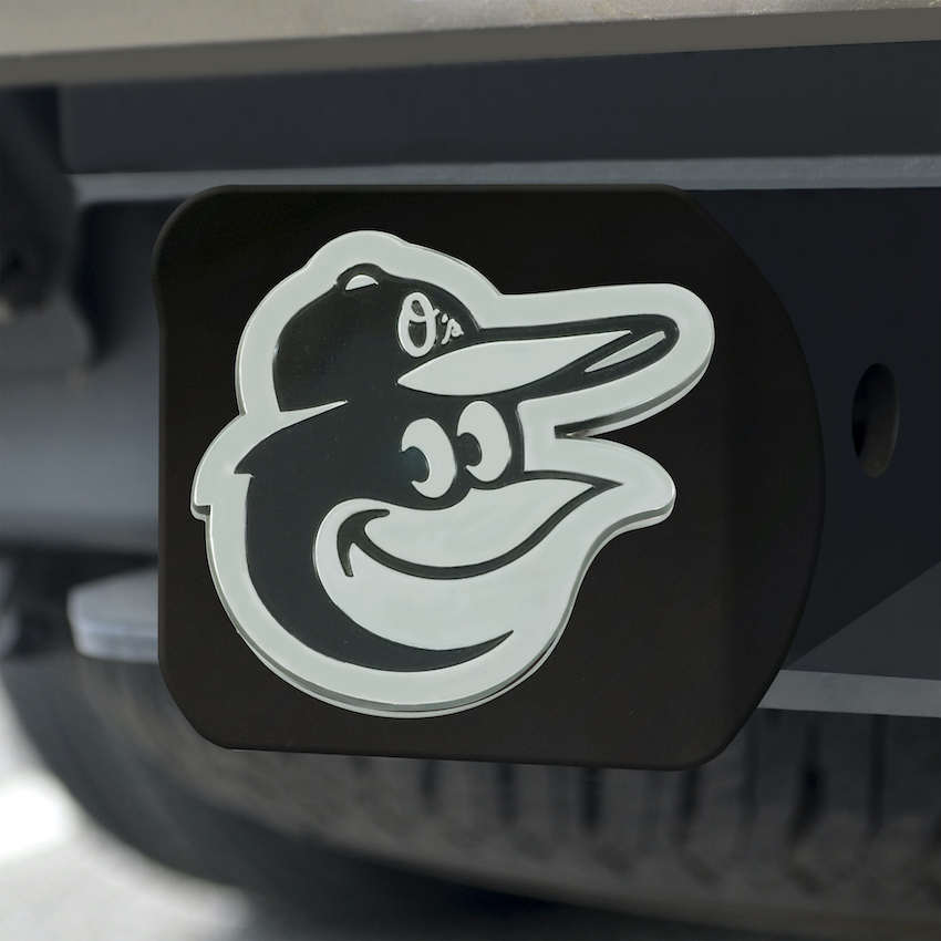 Baltimore Orioles BLACK Trailer Hitch Cover