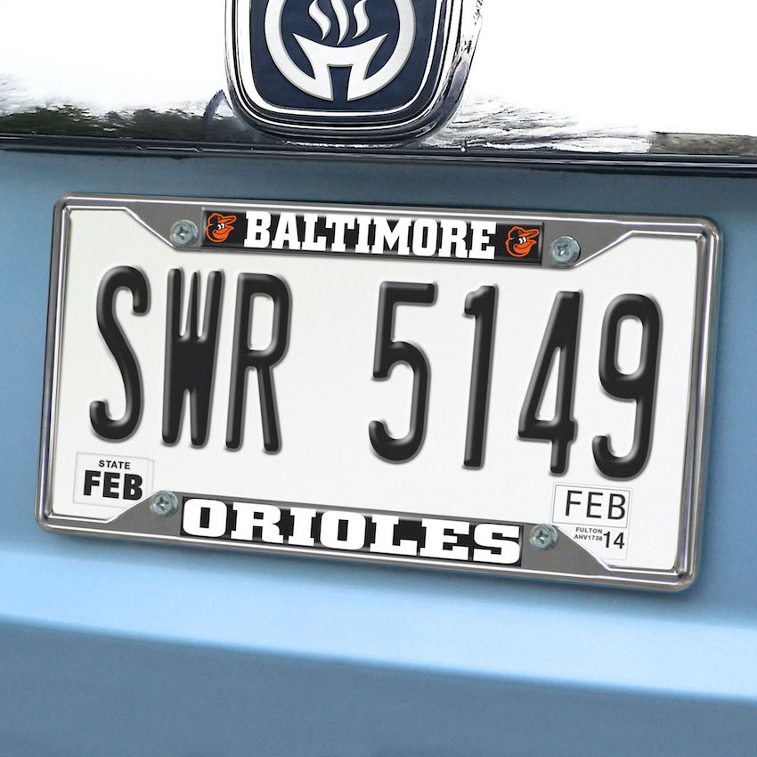 Baltimore Orioles License Plate Frame