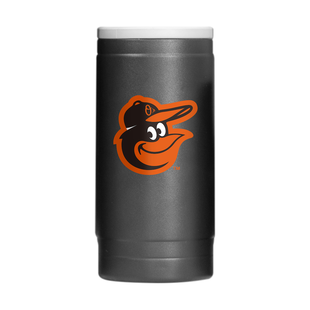Baltimore Orioles Powder Coated 12 oz. Slim Can Coolie