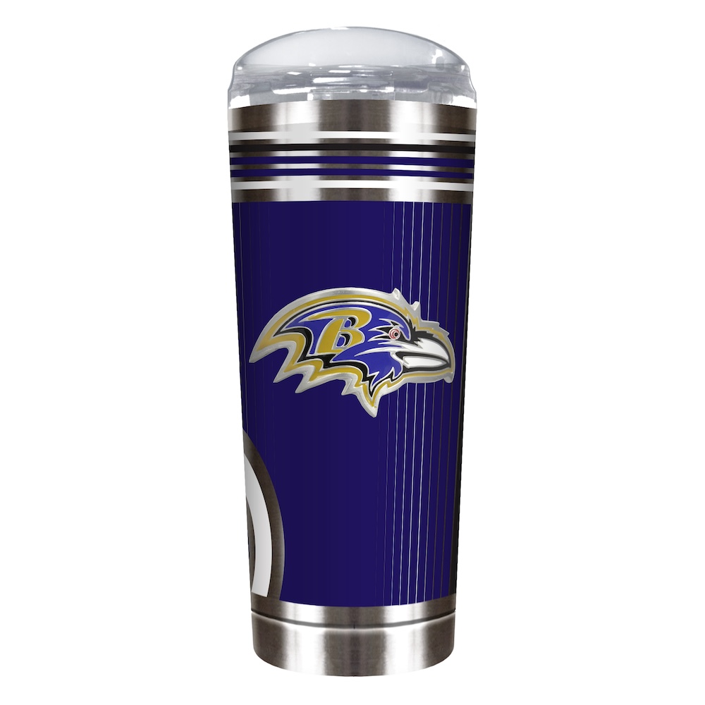 Baltimore Ravens COOL VIBES 18 oz Roadie Travel Tumbler