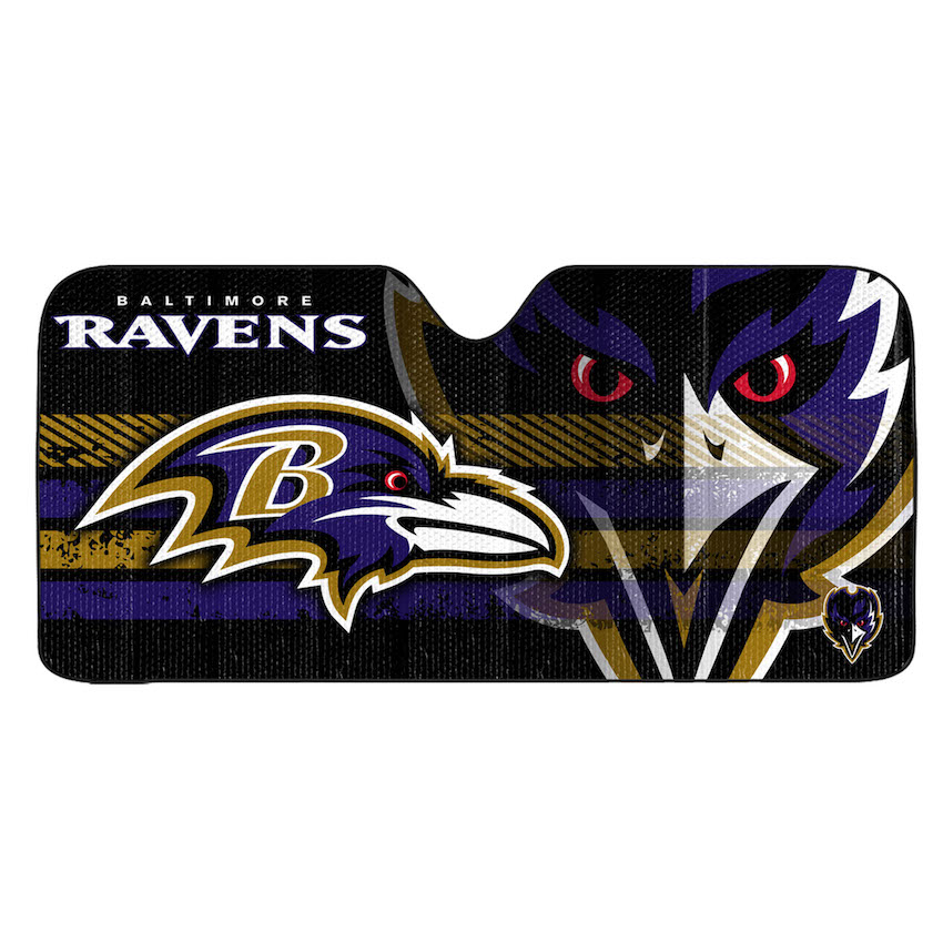 Baltimore Ravens AutoShade Folding Windshield Cover