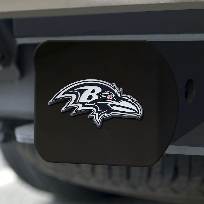 Baltimore Ravens BLACK Trailer Hitch Cover