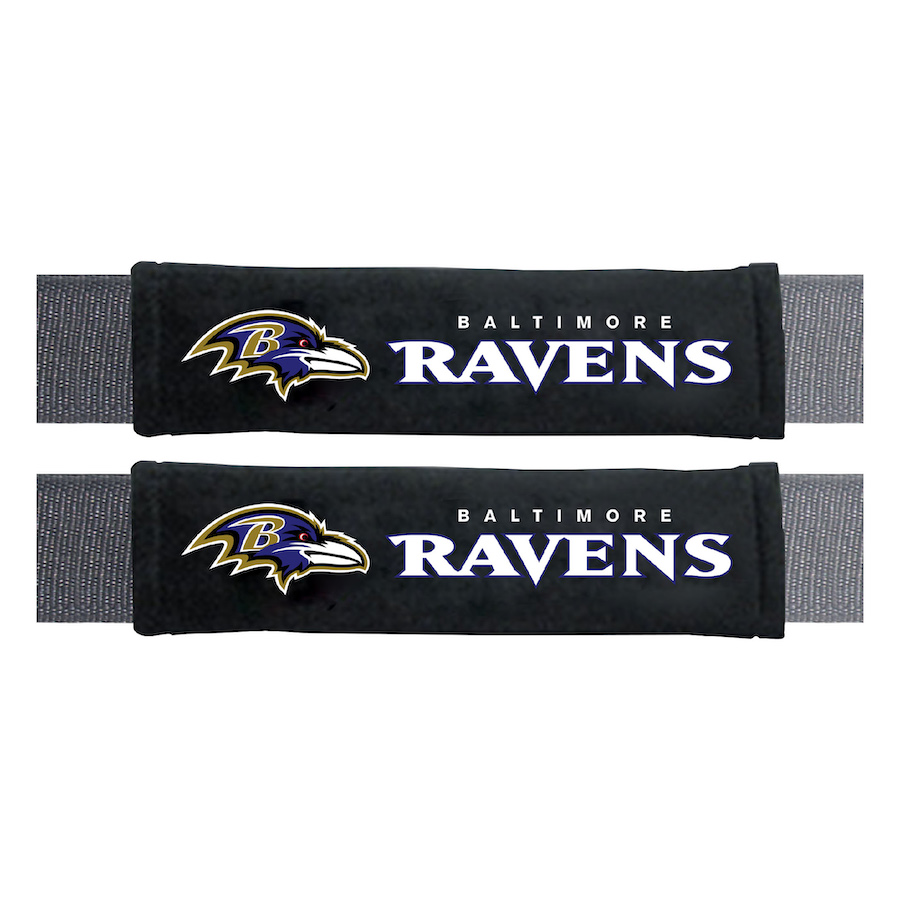 Baltimore Ravens Embroidered Seatbelt Pad (set of 2)