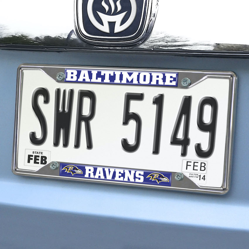 Baltimore Ravens License Plate Frame