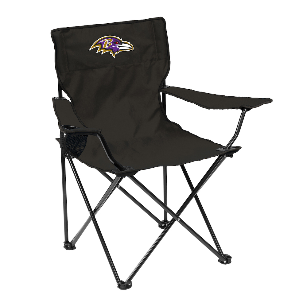 Baltimore Ravens QUAD style logo folding camp chair