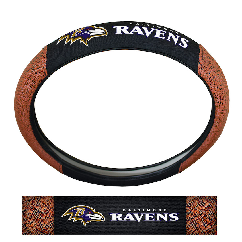 Baltimore Ravens Sport Grip Steering Wheel Cover