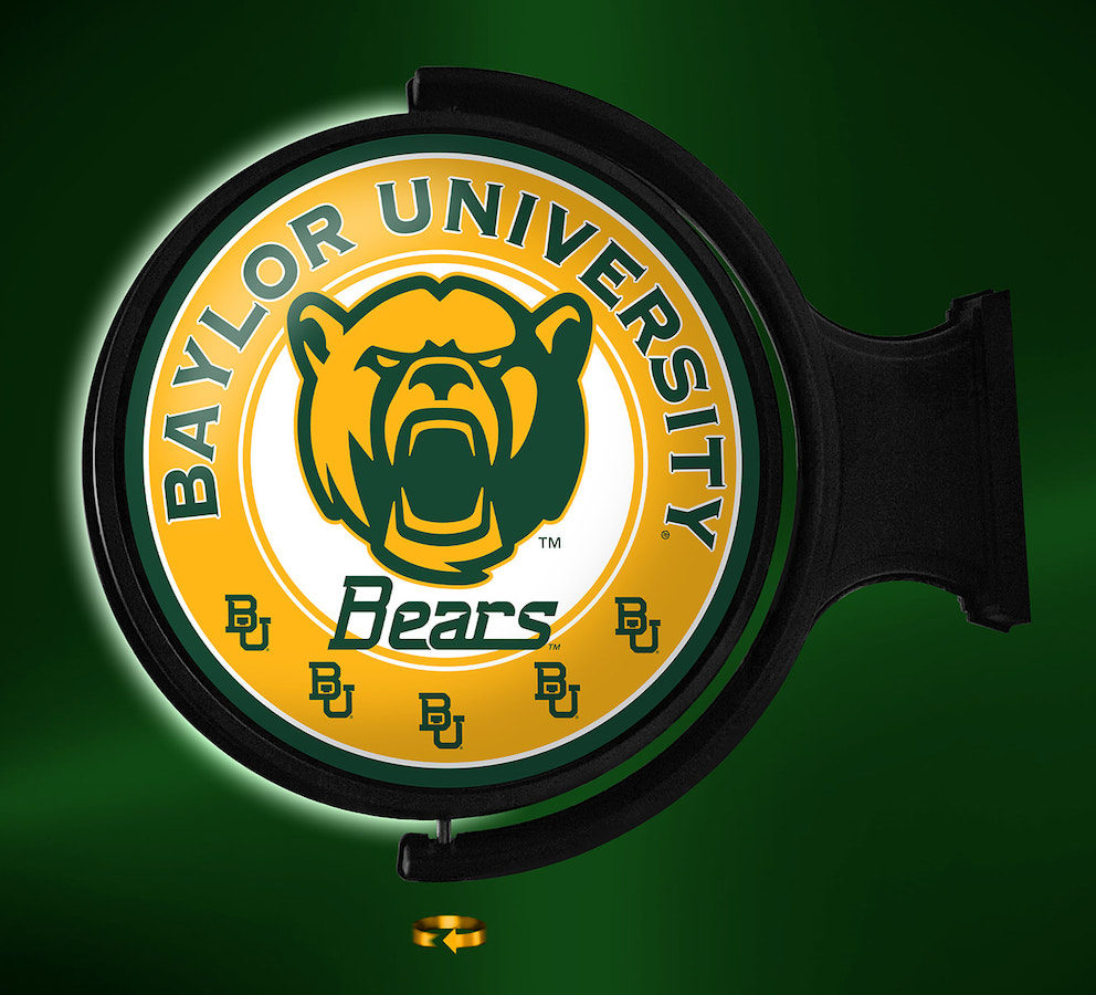 Baylor Bears LED Rotating Wall Sign ~ BAB