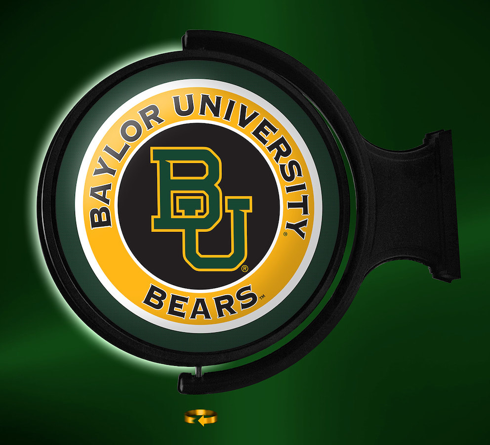 Baylor Bears LED Rotating Wall Sign ~ PL