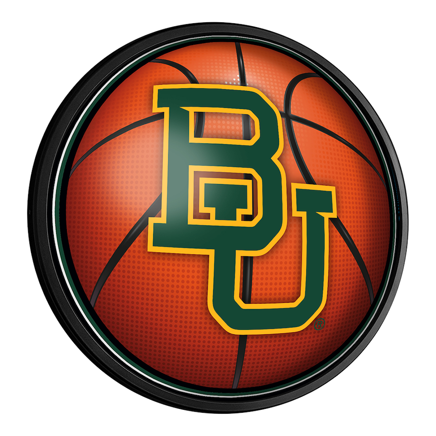 Baylor Bears Slimline LED Wall Sign ~ BASKETBALL