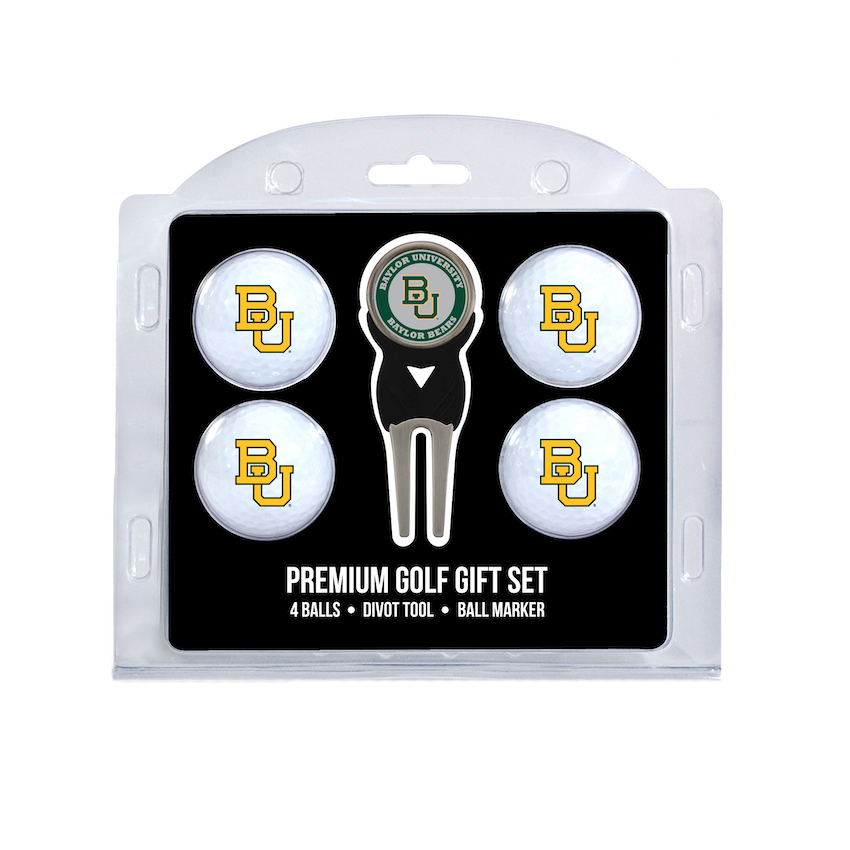 Baylor Bears 4 Golf Ball and Divot Tool Set