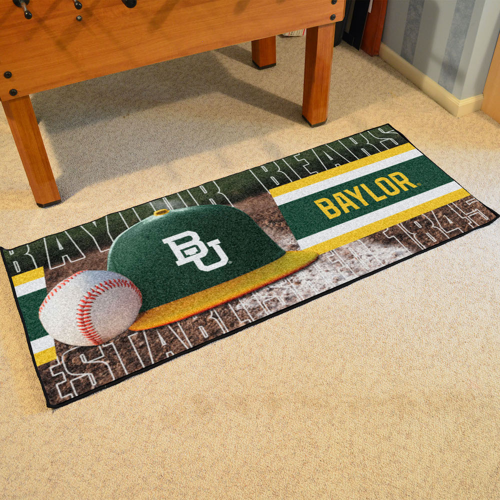 Baylor Bears 30 x 72 Baseball Carpet Runner