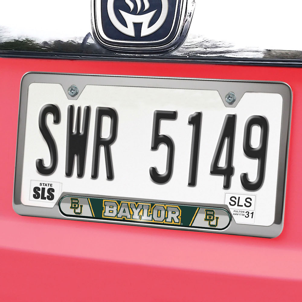 Baylor Bears Embossed License Plate Frame