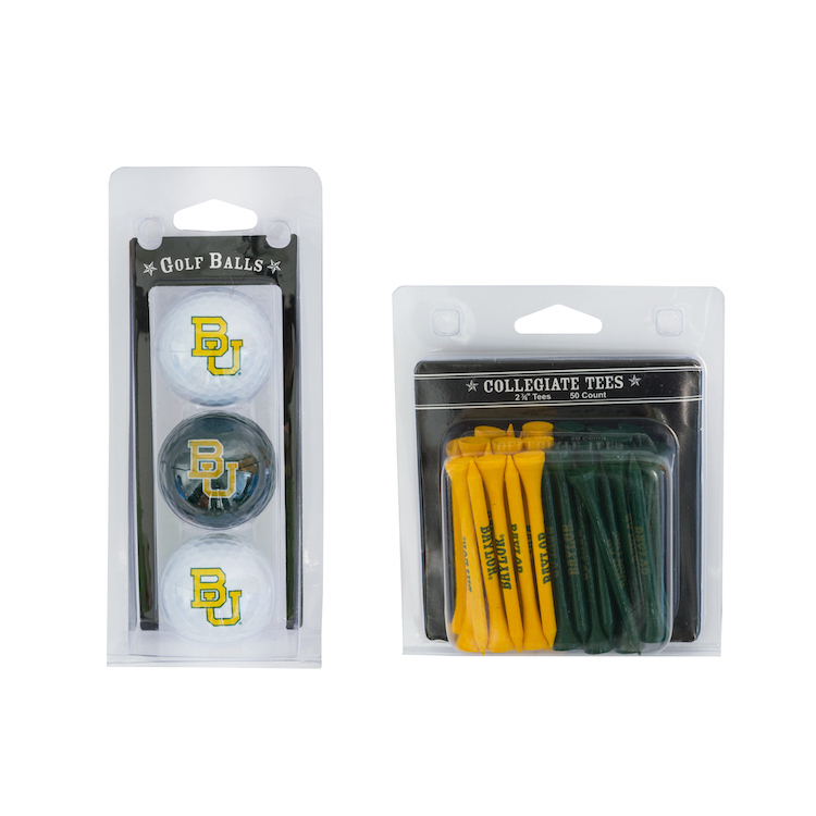 Baylor Bears 3 Ball Pack and 50 Tee Pack