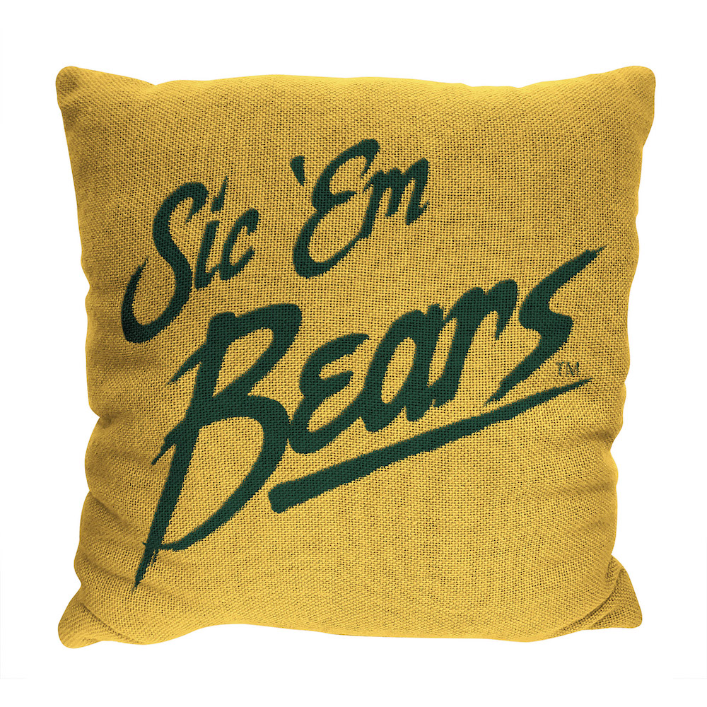 Baylor Bears Double Sided INVERT Woven Pillow