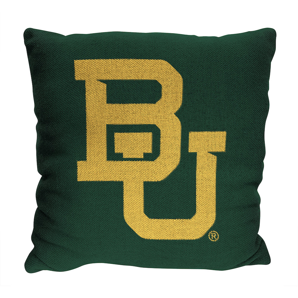 Baylor Bears Double Sided INVERT Woven Pillow