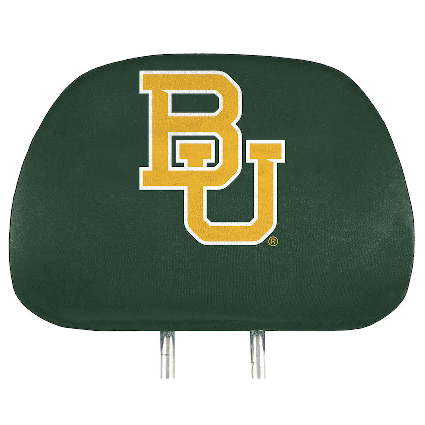 Baylor Bears Printed Head Rest Covers