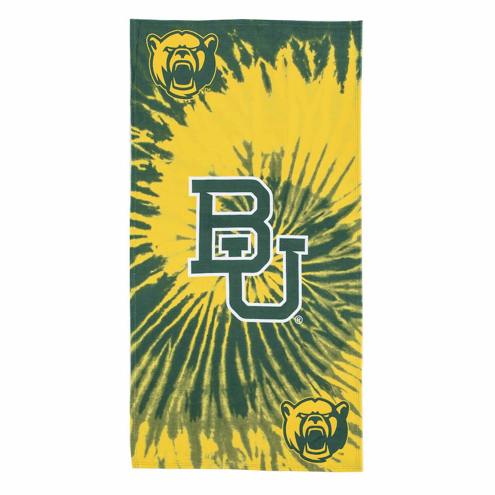 Baylor Bears Pyschedelic 30x60 Beach Towel