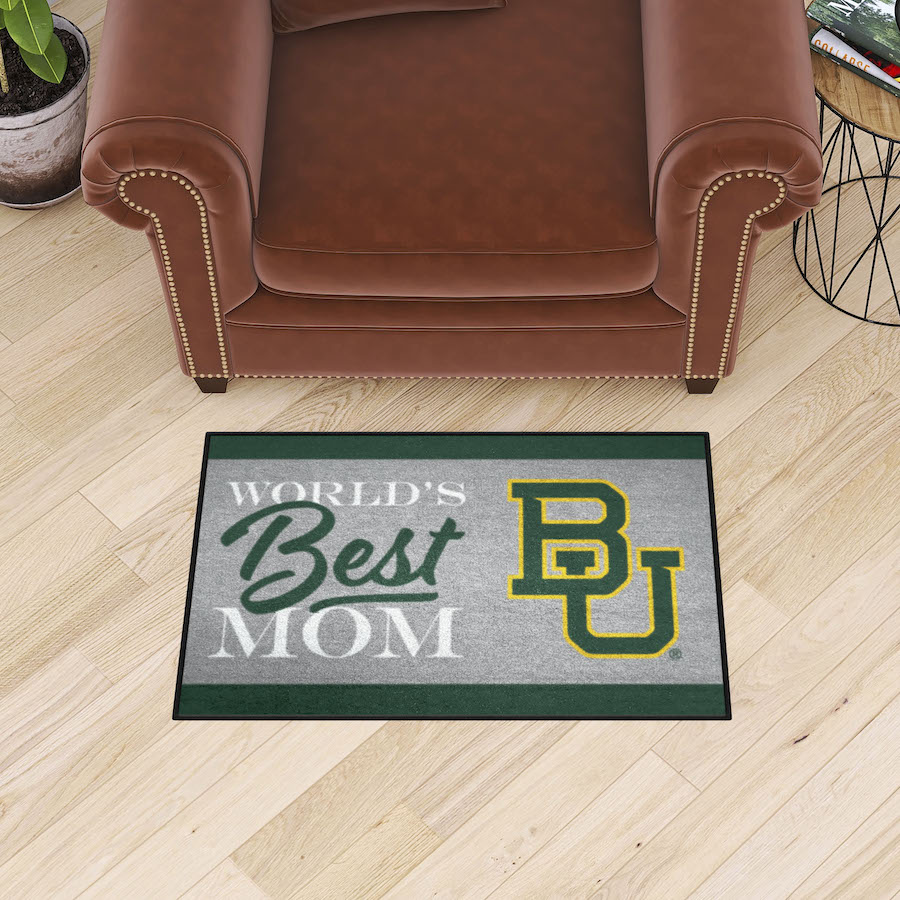 Baylor Bears 20 x 30 WORLDS BEST MOM Floor Mat