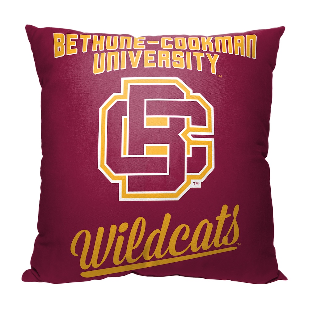 Bethune-Cookman Wildcats ALUMNI Decorative Throw Pillow 18 x 18 inch