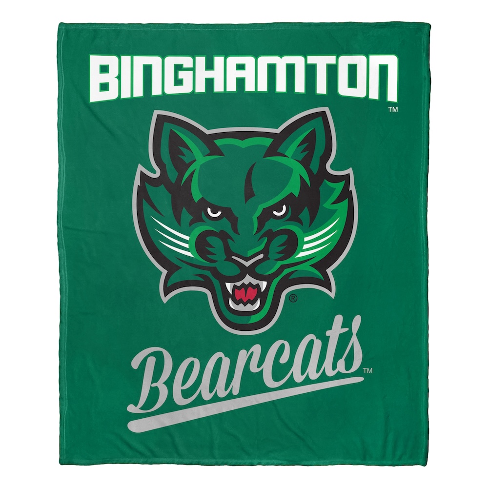 Binghamton Bearcats ALUMNI Silk Touch Throw Blanket 50 x 60 inch