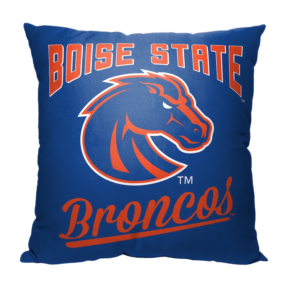 Boise State Broncos ALUMNI Decorative Throw Pillow 18 x 18 inch