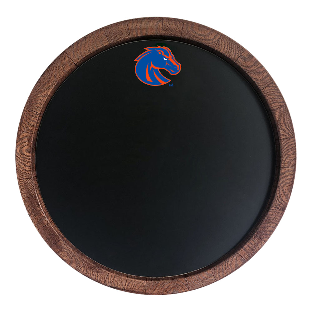 Boise State Broncos Chalkboard FAUX Barrel Top Sign