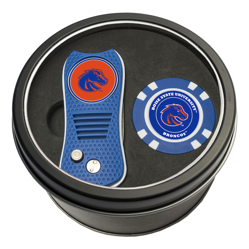 Boise State Broncos Switchblade Divot Tool and Golf Chip Gift Pack