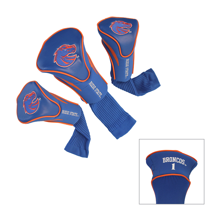 Boise State Broncos 3 Pack Contour Headcovers