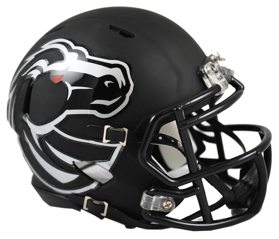 Boise State Broncos NCAA Mini SPEED Helmet by Riddell - BLACK