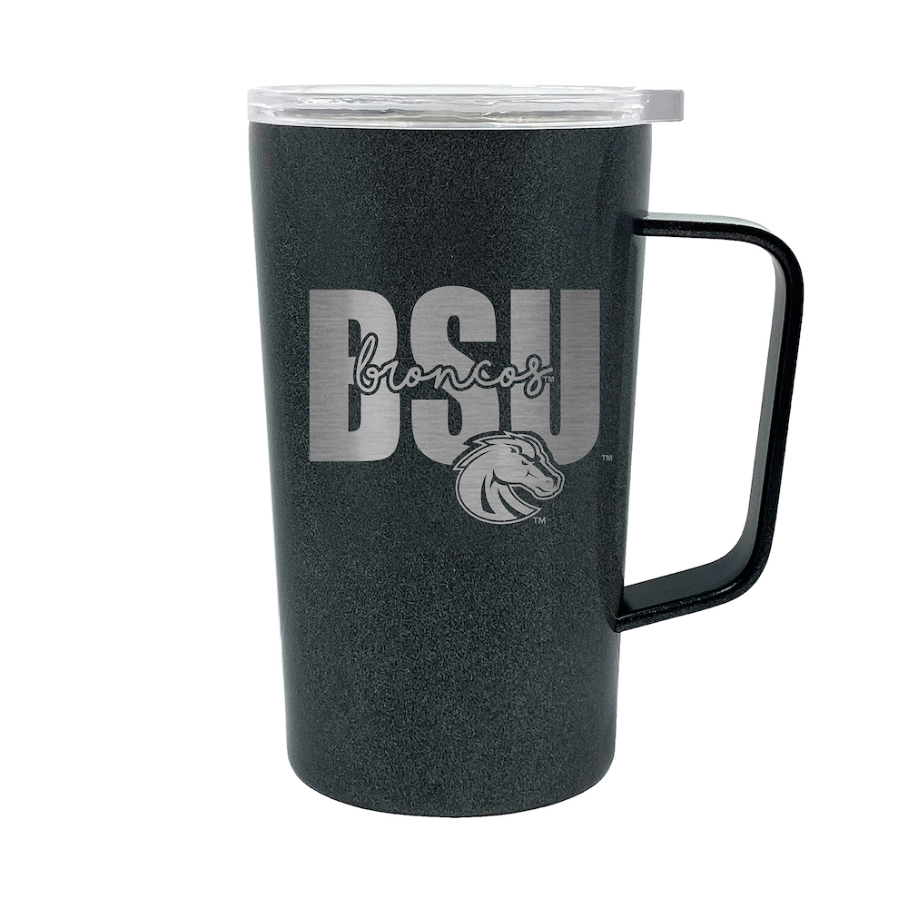 Boise State Broncos 18 oz HUSTLE Travel Mug - ONYX