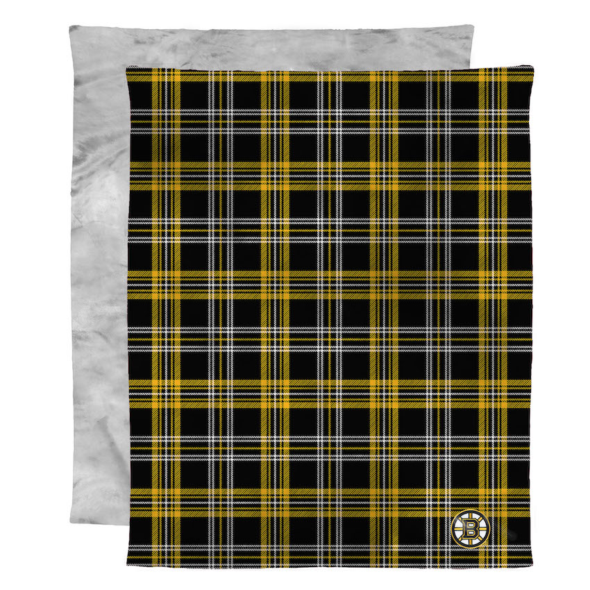 Boston Bruins 2 Ply MINK Throw Blanket