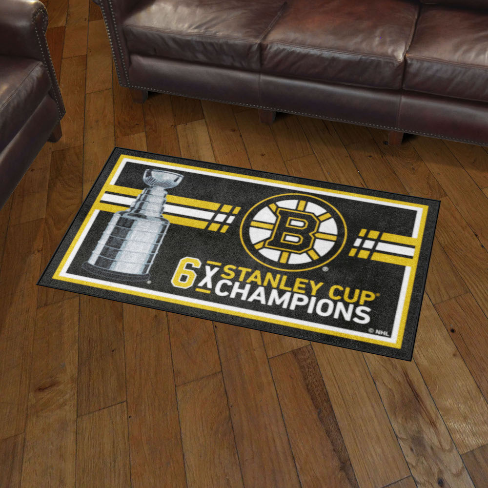 Boston Bruins 3 x 5 DYNASTY Area Rug