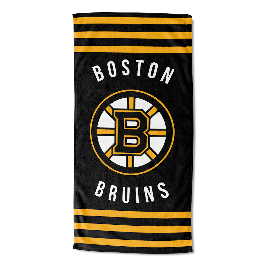 Boston Bruins Beach Towel