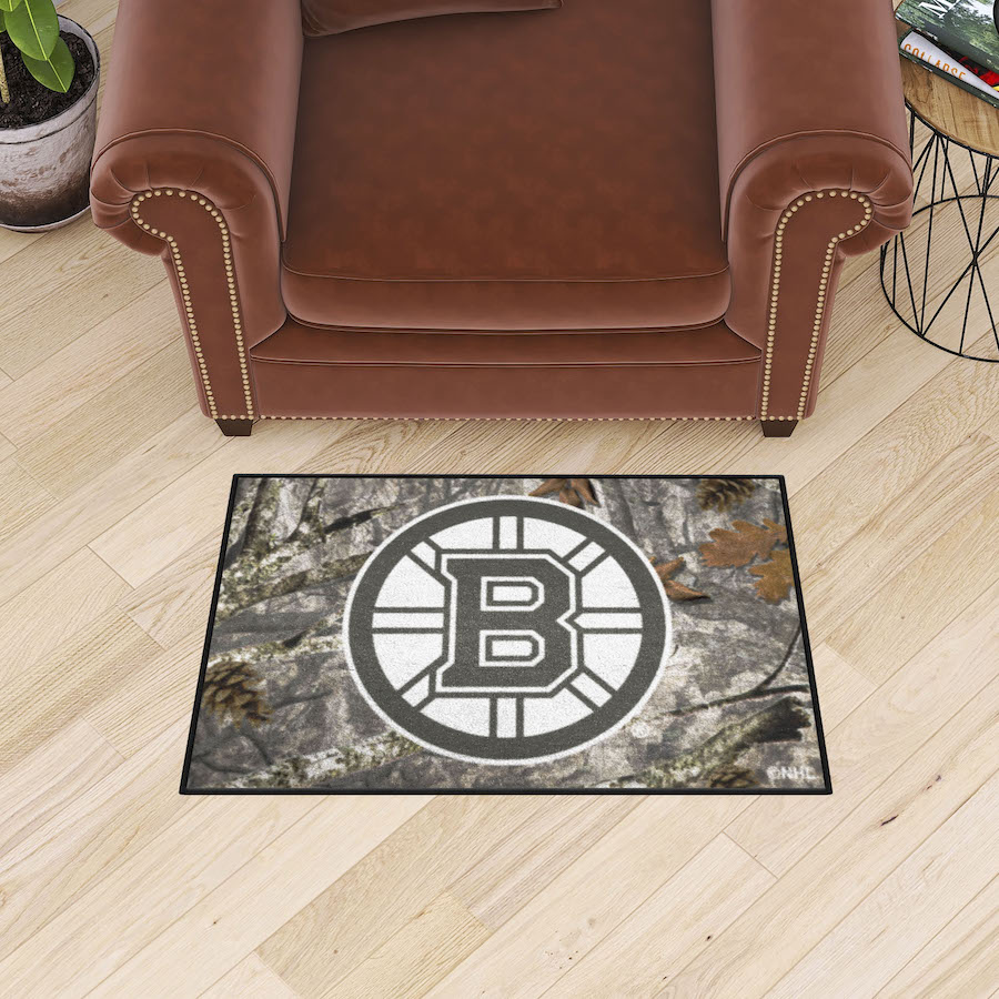 Boston Bruins CAMO 20 x 30 Starter Floor Mat