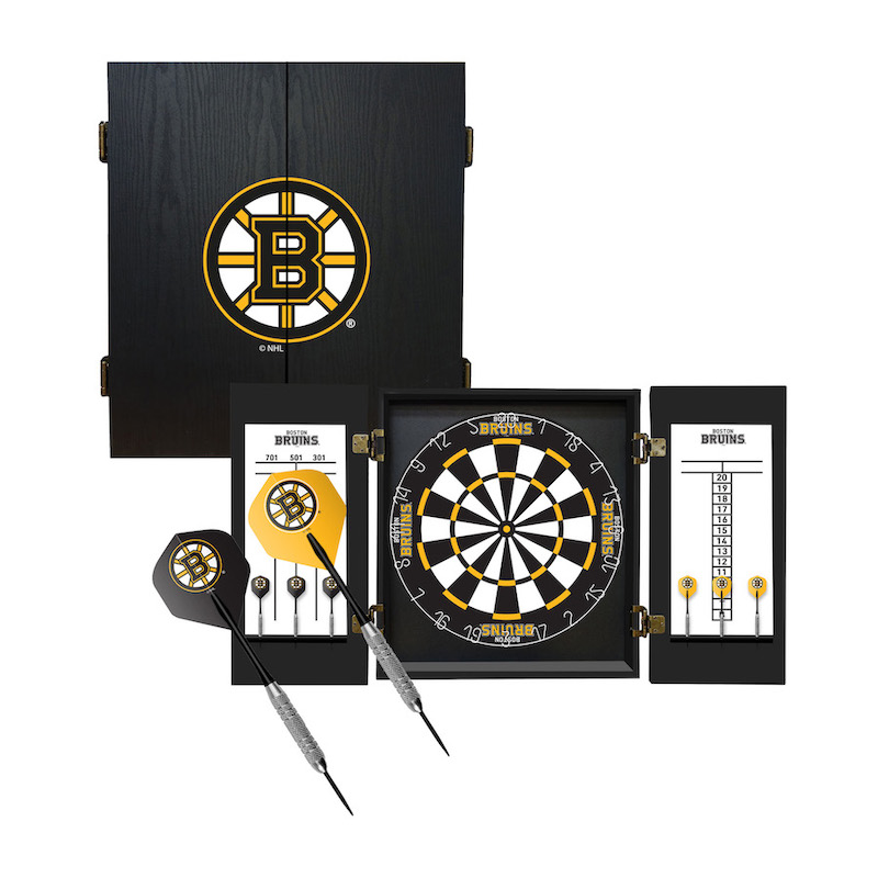 Boston Bruins Dart Cabinet