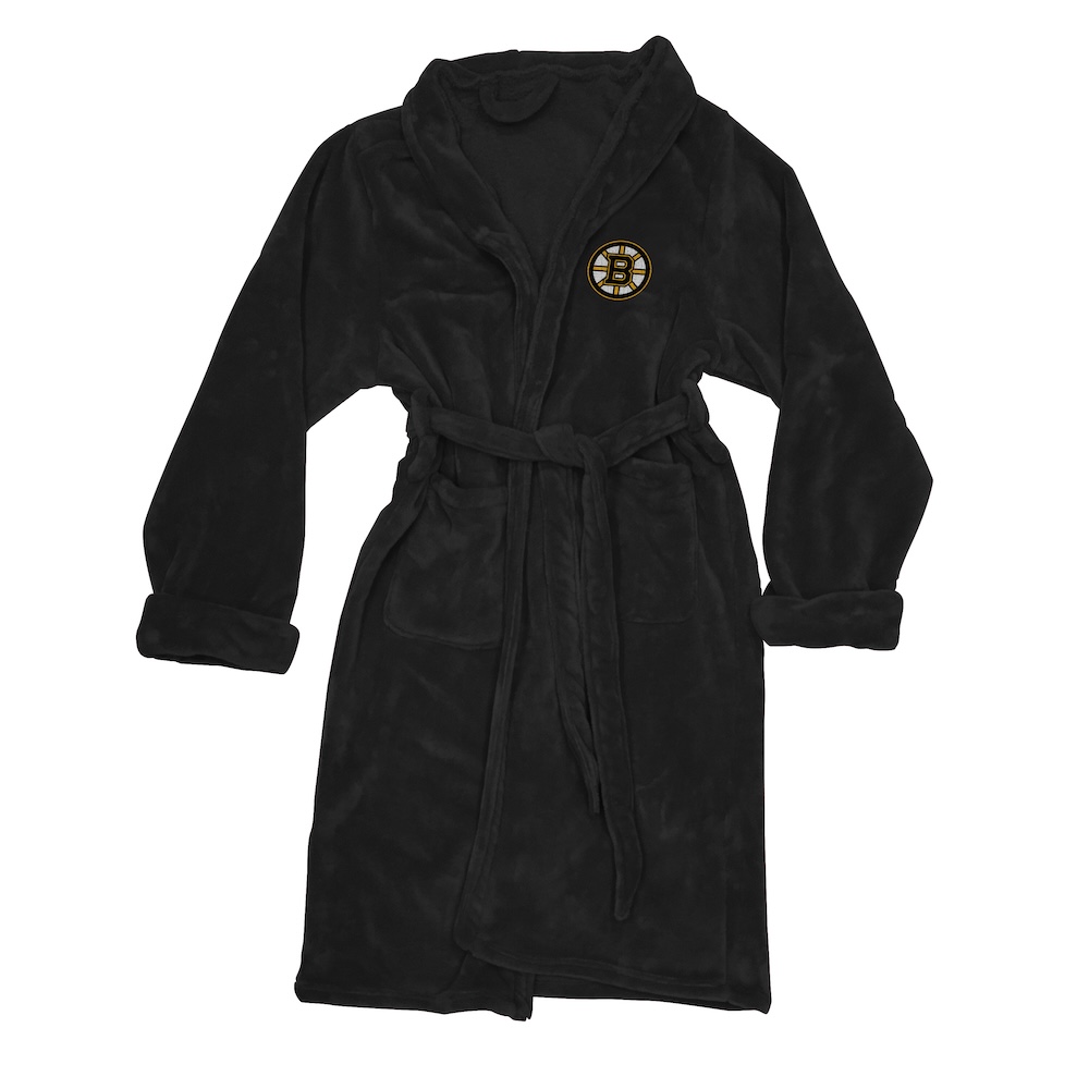 Boston Bruins Mens Silk Touch Bath Robe (L/XL)