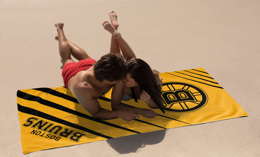 Boston Bruins Oversized Beach Towel and Mat