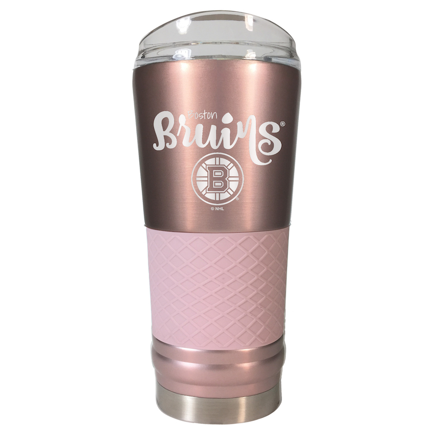 Boston Bruins 24 oz Rose Gold Draft Travel Tumbler