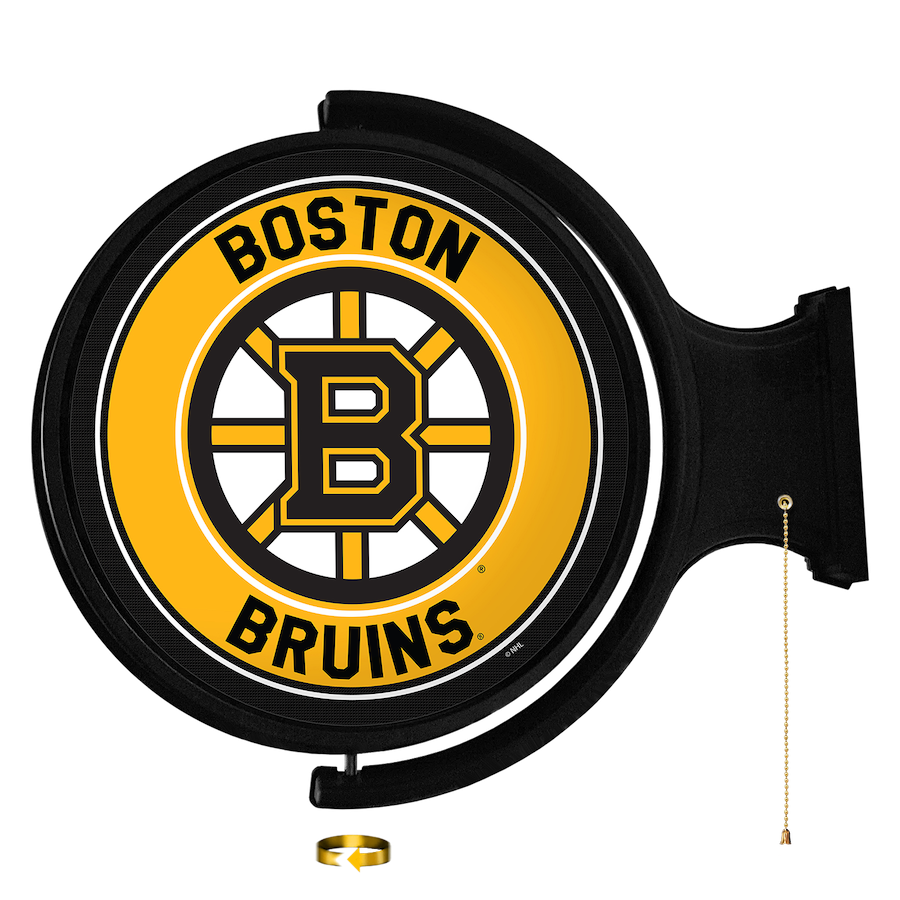 Boston Bruins LED Rotating Wall Sign