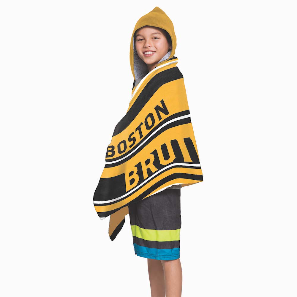 Boston Bruins Youth Hooded Beach Towel