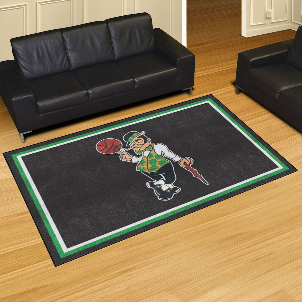 Boston Celtics 5x8 Area Rug - 2nd Logo