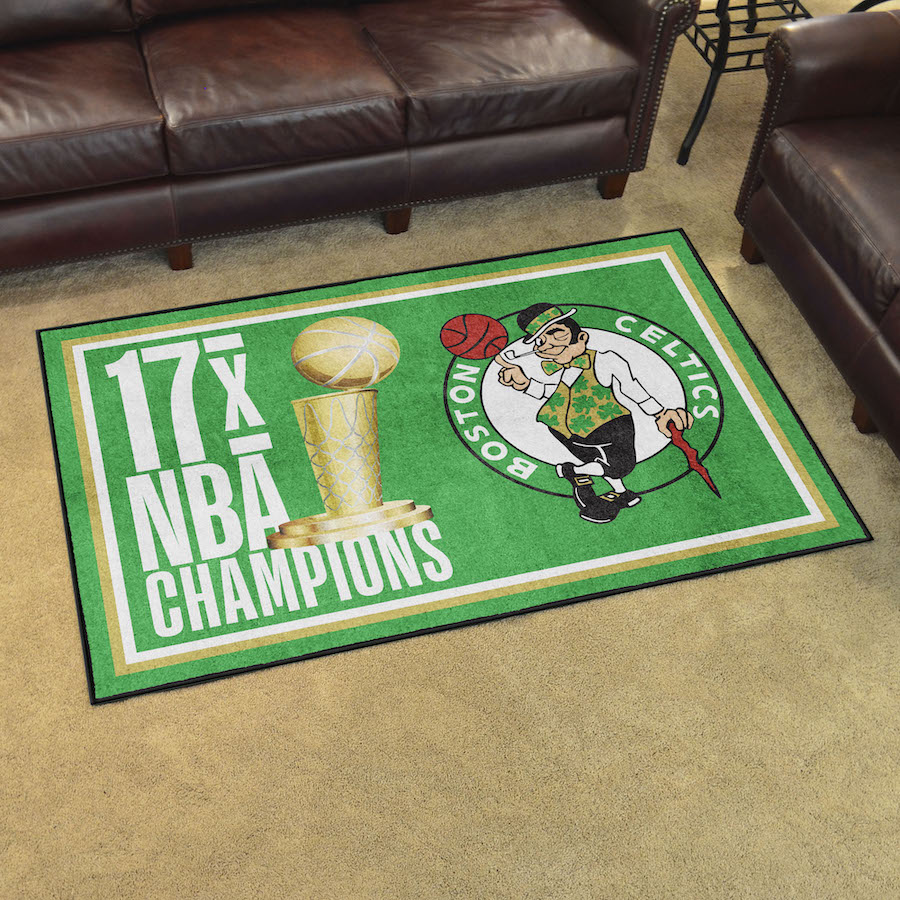 Boston Celtics 4 x 6 DYNASTY Area Rug