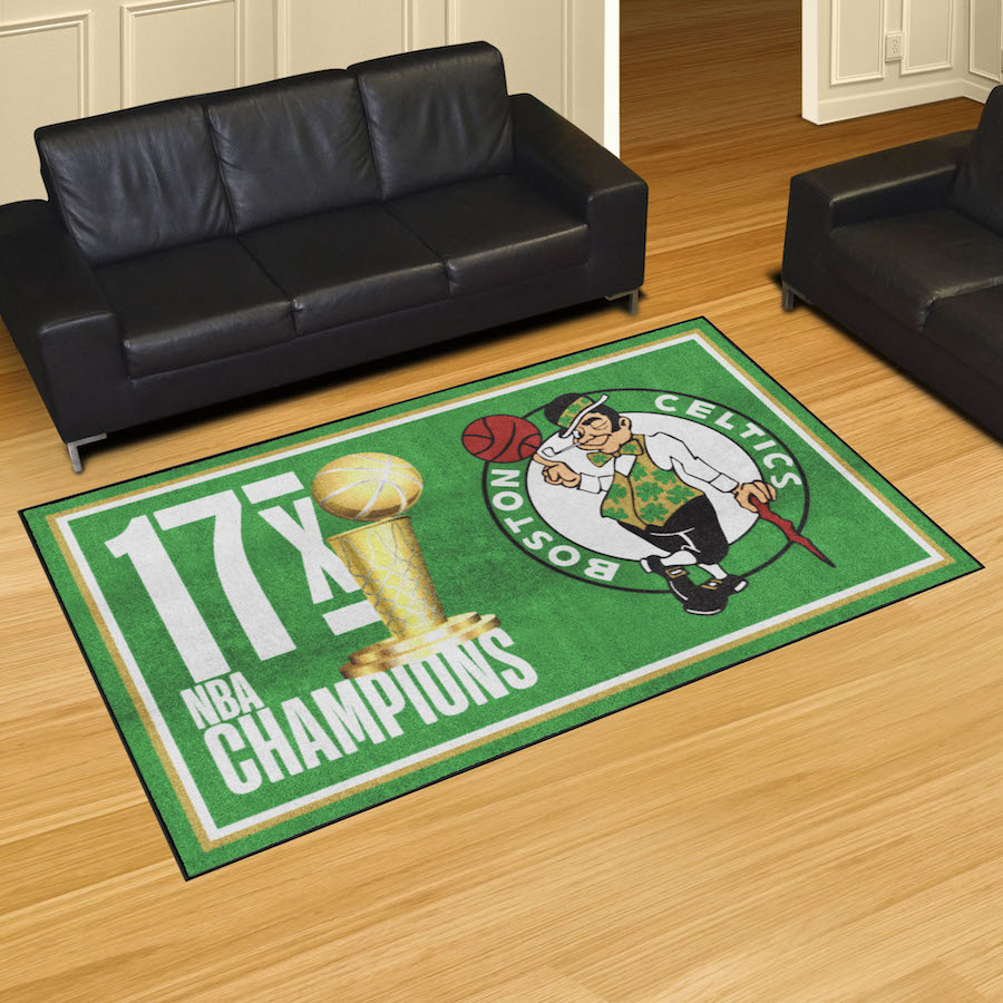 Boston Celtics 5 x 8 DYNASTY Area Rug