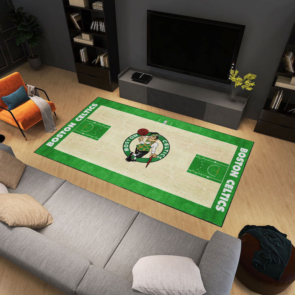 Boston Celtics 6x10 Ft Ultra Plush Area Rug